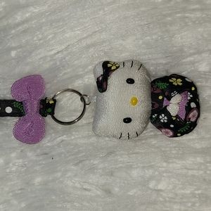 Vintage Sanrio Hello Kitty Kimono Keychain & Lanyard